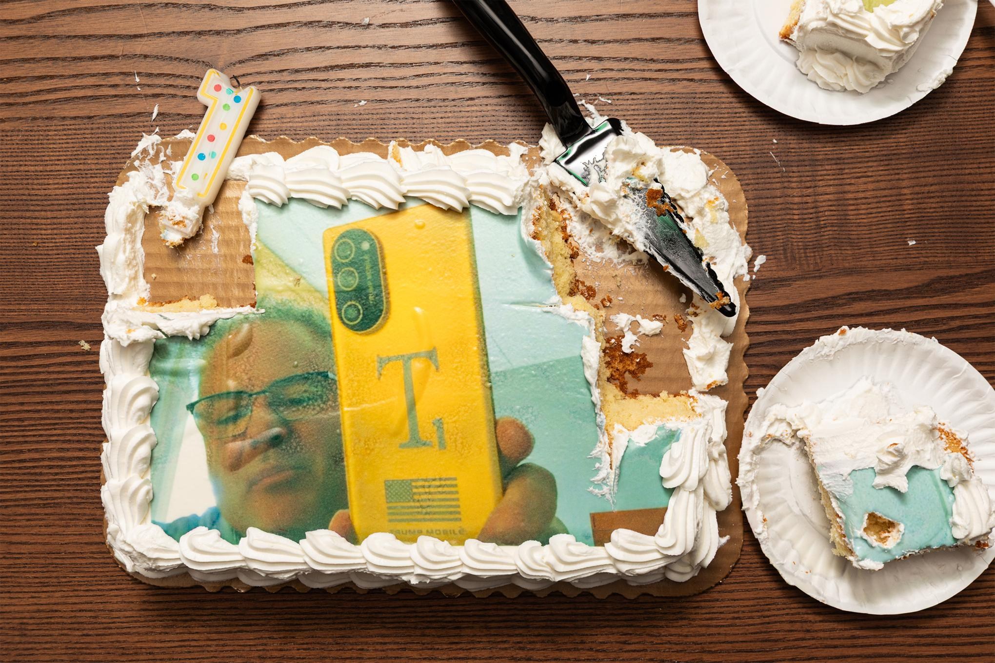 Happy birthday to the Trump phone