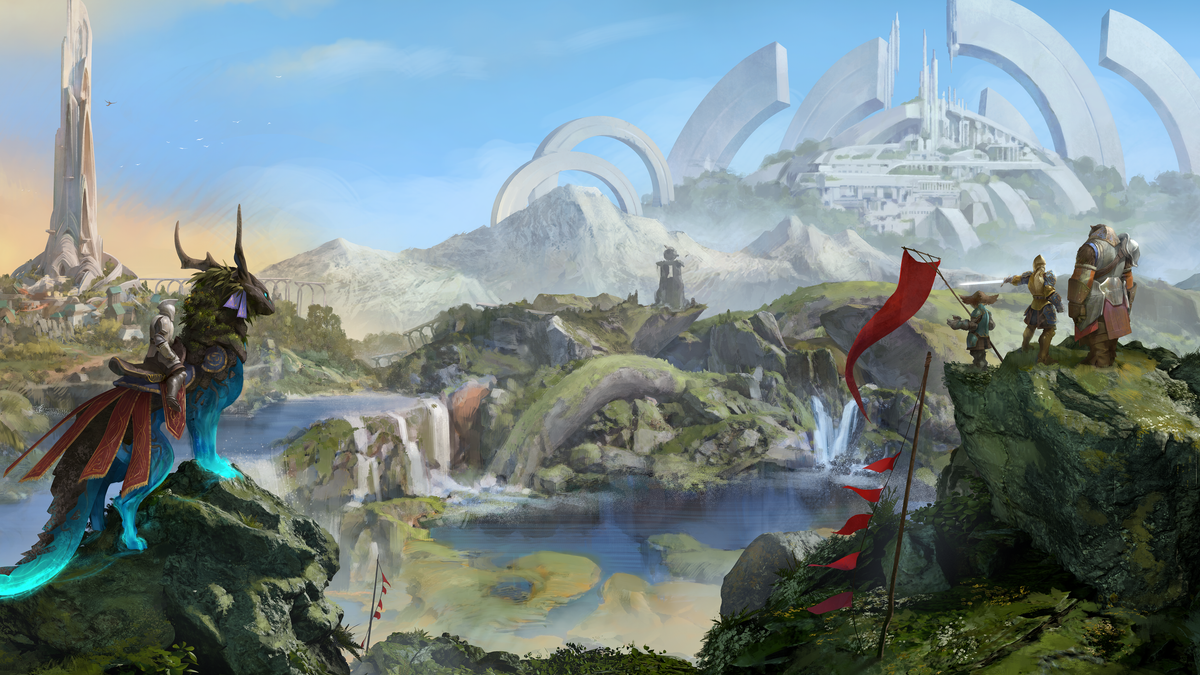We now know when Guild Wars 3 takes place, but even 20 years after the series began, it doesn't sound like we'll see an actual storied guild war