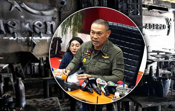 Black smoke filled with carbon monoxide and cyanide smothered Lat Phrao revellers in minutes say police