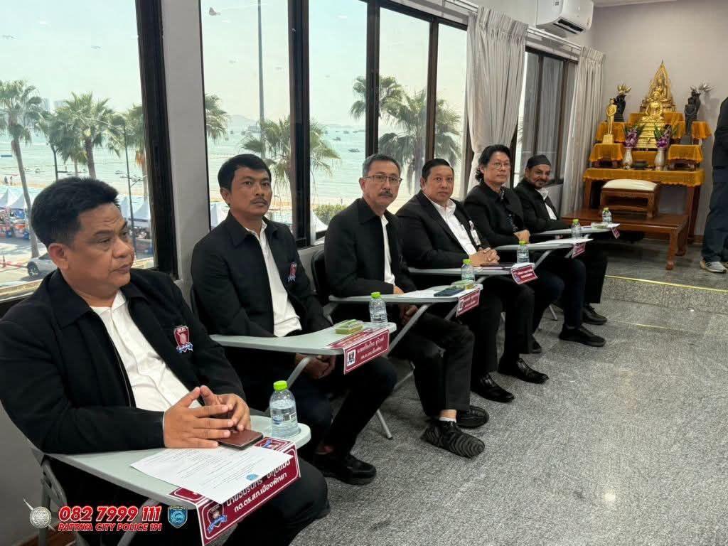 Pattaya Police Station Hosts High-Level National Delegation for Crime Prevention Study Visit