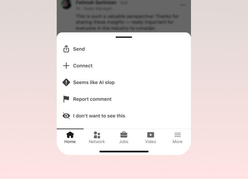 Over 1 million people have clicked LinkedIn’s AI slop button