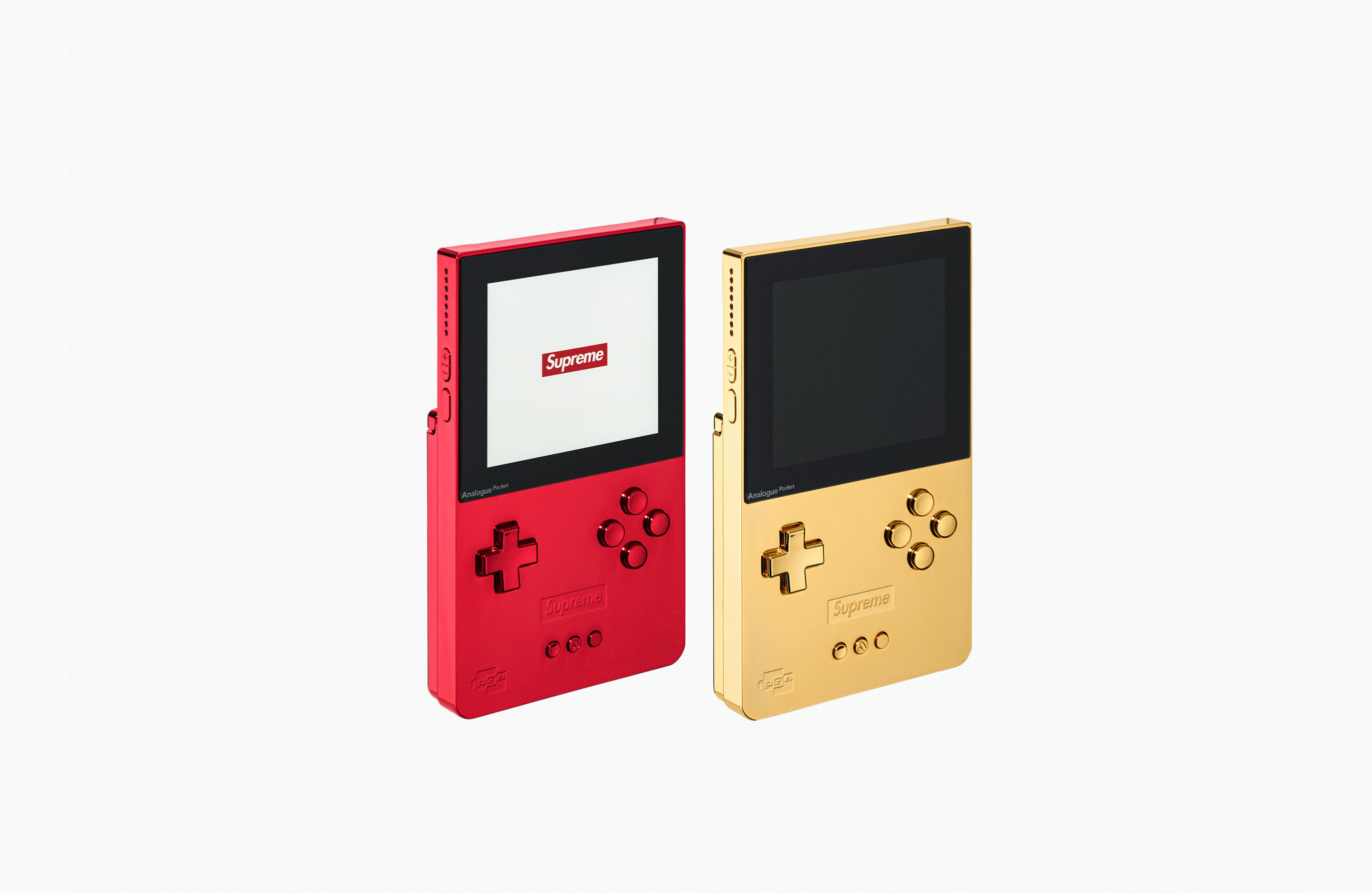 The Analogue Pocket gets a Supreme makeover in red or gold