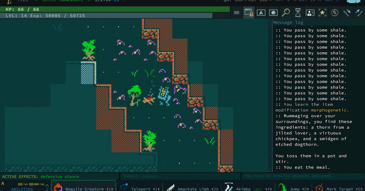 Monumentally expansive roguelike Caves of Qud is getting even bigger in December with an early access expansion that lets you play as messed up dogs and trees